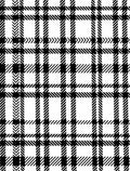 Classic Black White Checked Pattern Rug