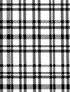 Classic Black White Checked Pattern Rug