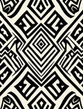 Bold Abstract Geometric Lines Rug