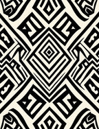 Bold Abstract Geometric Lines Rug