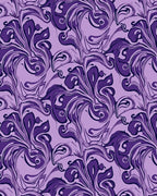 Art Nouveau Floral Swirl Design Rug