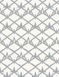 Diamond Lattice with Floral Accents Rug