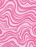 Pink Swirls Pattern Design Rug