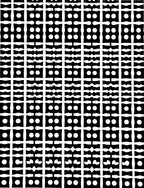 Black White Geometric Dot Pattern Rug