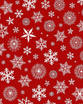 Snowflake Winter Wonderland Pattern Rug