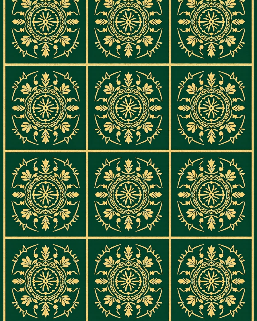 Classic Medallion Floral Pattern Rug