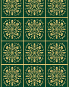 Classic Medallion Floral Pattern Rug