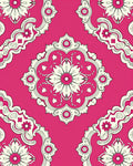 Ornate Floral Medallion Pattern Rug