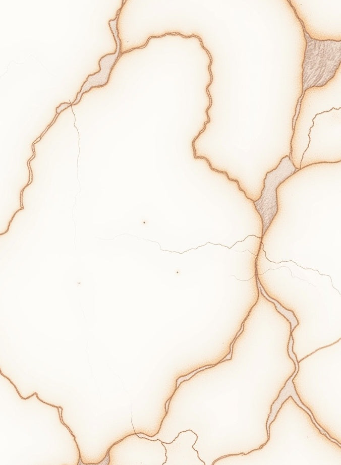 Abstract Veined Parchment Pattern Rug