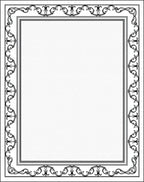 Ornate Fish Motif Frame Rug