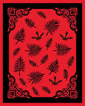 Bold Tropical Leaf Contemporary Design Rug