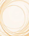 Abstract Swirls Warm Ochre Design Rug