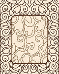 Ornate Scrollwork Vintage Style Rug