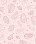 Minimalist Pink Organic Flow Rug