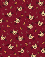 Playful Cat Faces Pattern Design Rug