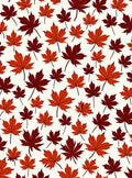 Autumn Maple Leaf Pattern Rug