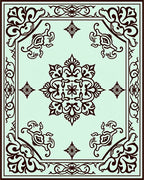 Ornate Paisley Floral Motif Rug