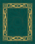 Elegant Gold Swirls Pattern Rug