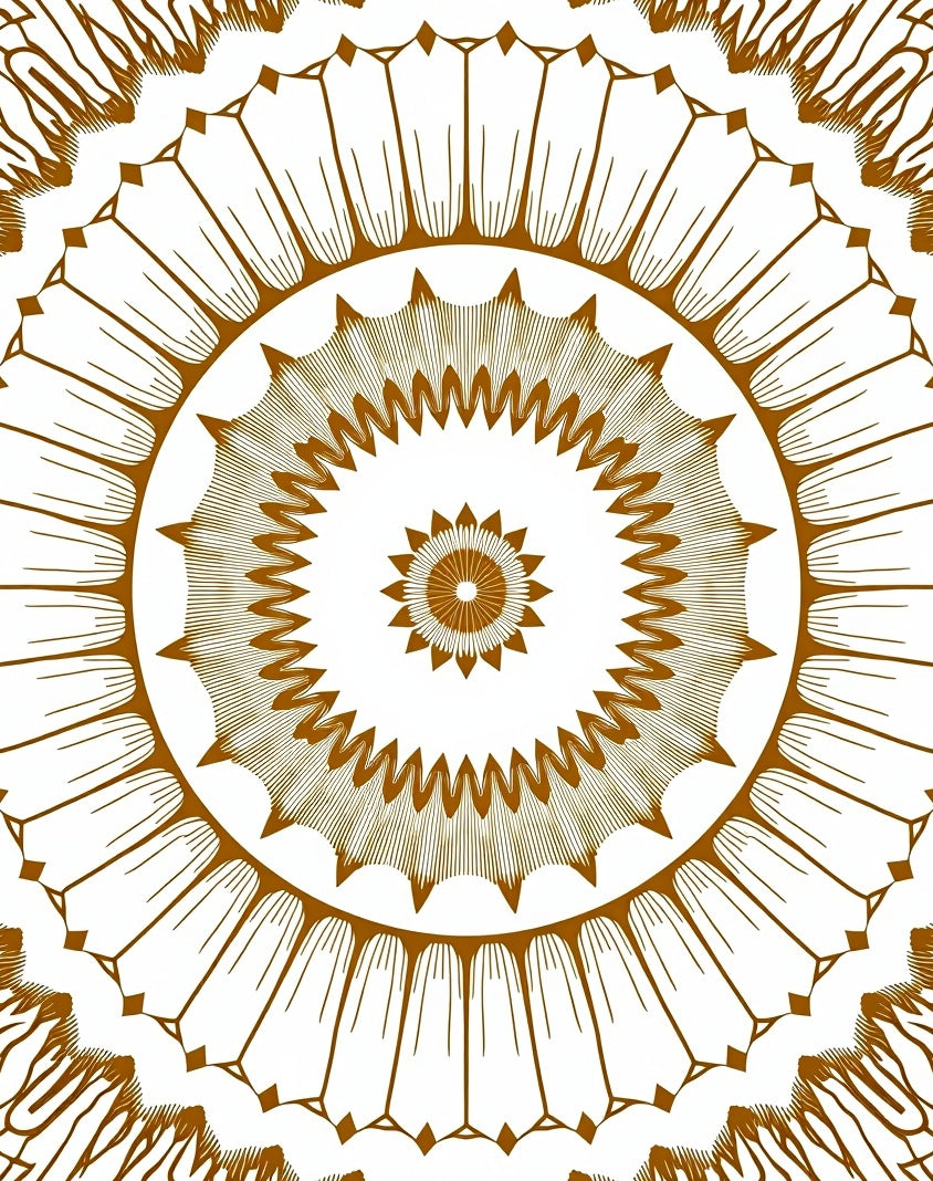 Mandala Geometric Pattern Design Rug