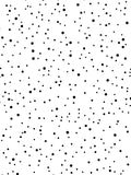 Scattered Black Dot Pattern Rug