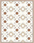 Geometric Diamond Star Pattern Rug
