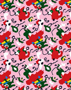 Abstract Colorful Shapes Pattern Rug
