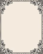 Classic Floral Scroll Border Design Rug
