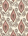 Abstract Paisley Swirls Pattern Rug