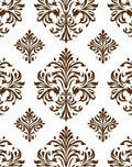 Classic Scrollwork Damask Pattern Rug