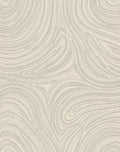 Light Beige Swirl Contour Rug