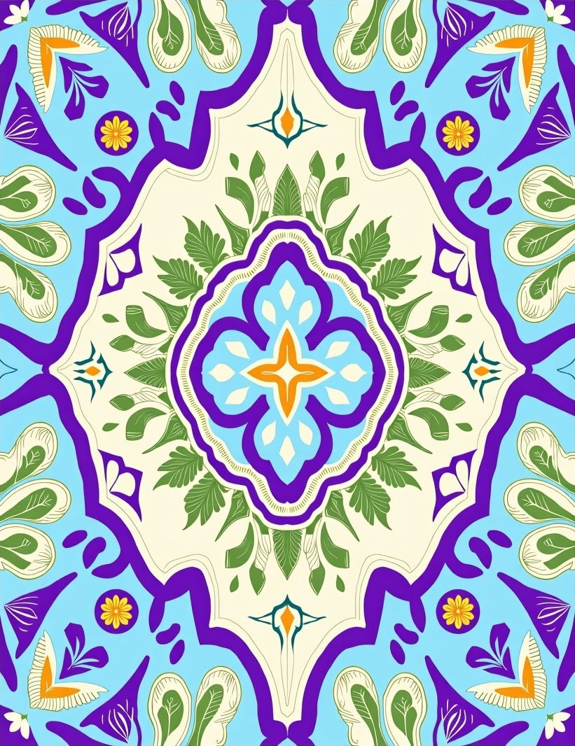 Majestic Floral Pattern Rug