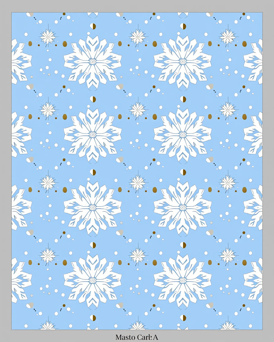 Ice Flower Cascade Sky Pattern Rug
