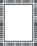 Modern Minimalist Rectangular Grid Design Rug
