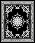 Classic Floral Swirls Decorative Rug