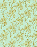 Art Nouveau Floral Pattern Rug