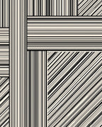 Bold Striped Rectangular Patchwork Design Rug
