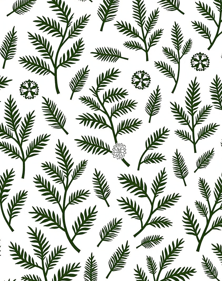 Forest Botanical Pattern Rug