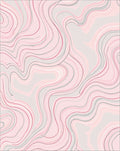 Soft Pink Marble Swirl Pattern Rug