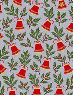 Festive Bell Holly Pattern Rug