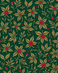 Verdant Floral Patterned Design Rug