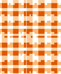 Modern Orange Geometric Check Pattern Rug