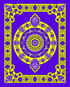 Vibrant Geometric Mandala Pattern Rug