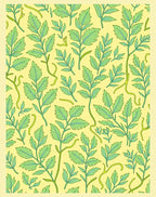 Enchanting Botanical Leaf Pattern Rug