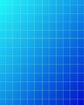 Gradient Grid Blue Tile Style Rug