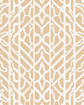 Tan Abstract Geometric Stripes Rug