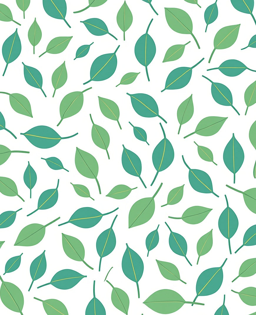 Simple Leaf Pattern Design Rug