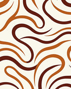 Warm Wave 2 Tone Swirl Rug