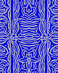 Bold Abstract Linear Organic Pattern Rug