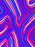 Vibrant Swirl Abstract Pattern Rug