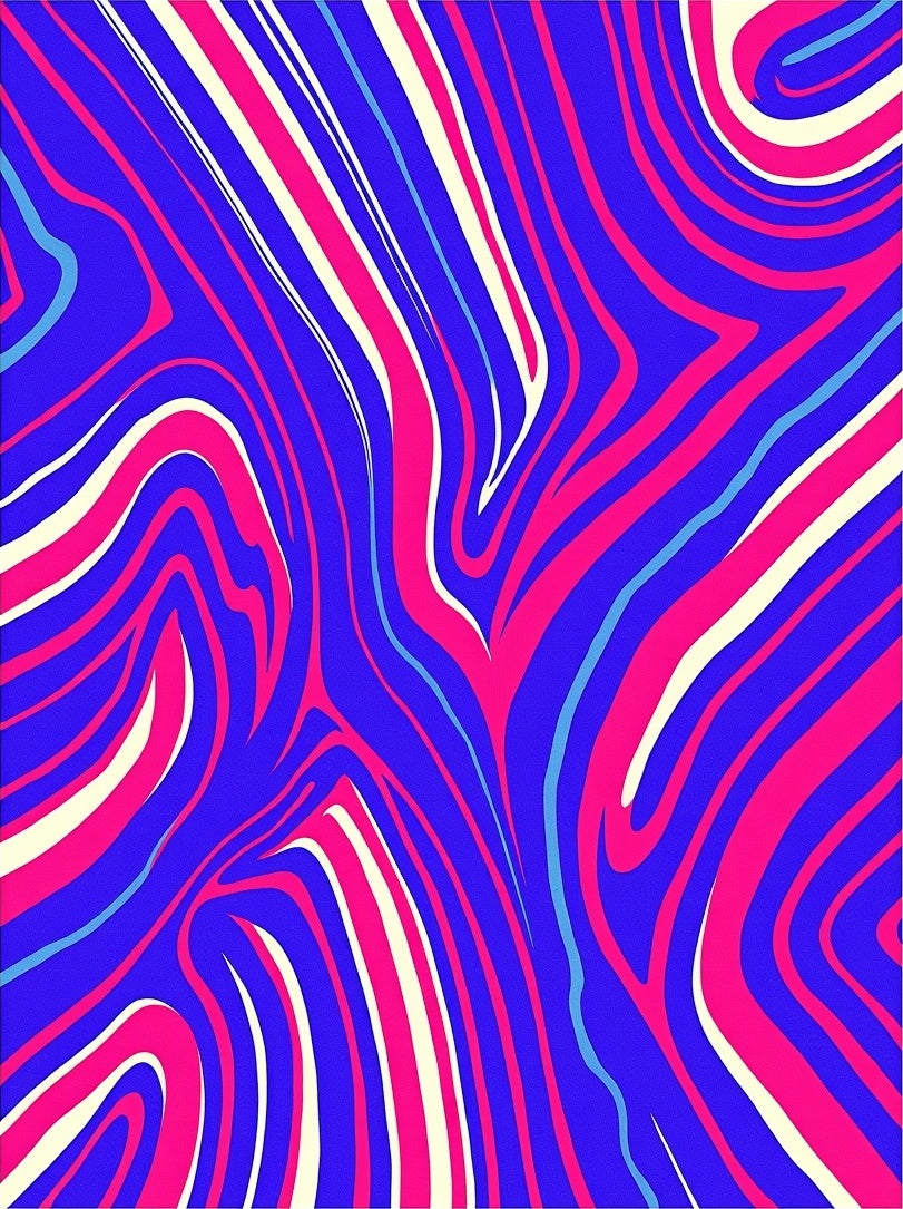 Vibrant Swirl Abstract Pattern Rug